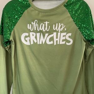 “Ugly Christmas Sweater” Shirt What Up Grinches SM